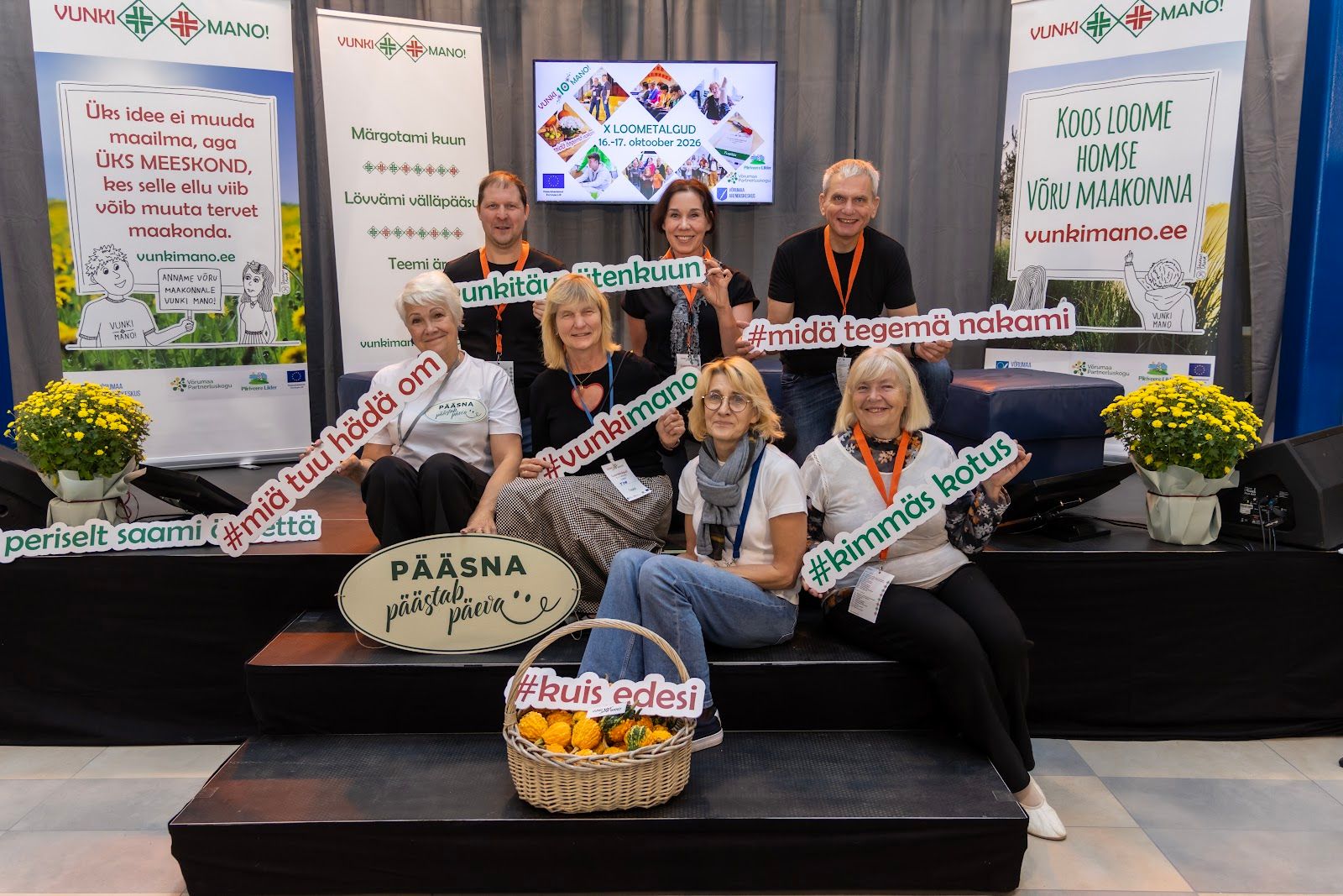 Loometalgud 2026 – Kaunis küla PPP – Pääsna päästab päeva Meeskond „Kaunis küla PPP – Pääsna päästab päeva“ Vunki Mano! loometalgutel 2026